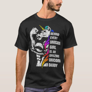 Unicorn Vater Dadacorn Dadicorn Daddycorn Inspirat T-Shirt