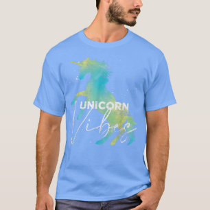 Unicorn Vibes Magical Animal Fantasy Fairytale Uni T-Shirt
