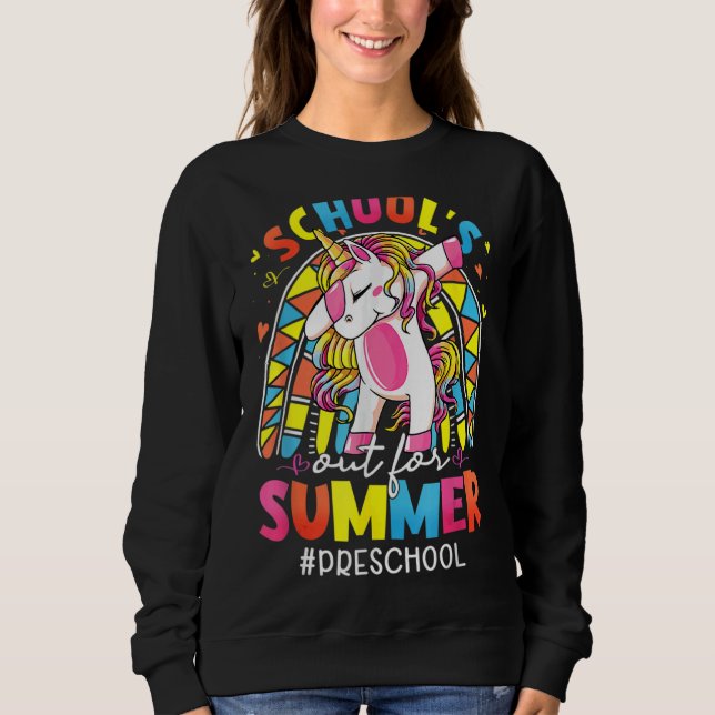 Unicorn-Vorschullehrer-Schule sucht Sweatshirt (Vorderseite)