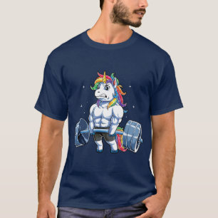 Unicorn Weightlift Fitness Gym T-Shirt