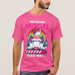 Unicorn Weightlift Funny Barbell Unico T-Shirt
