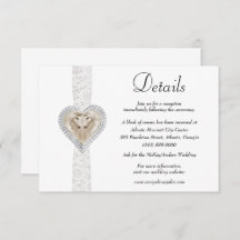 Unicorn White Lace Wedding Details