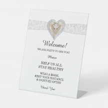 Unicorn White Lace Wedding Safety