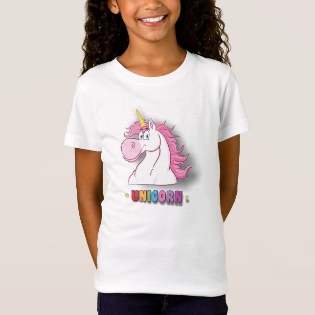 Unicorn White Tshirt (Vorderseite)