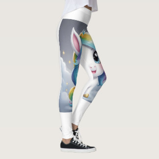 unicorn with  leggings