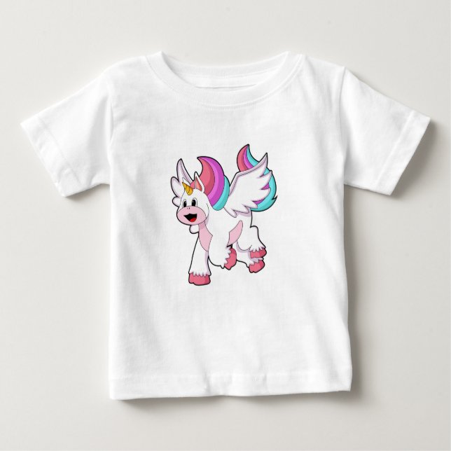 Unicorn with Wing.PNG Baby T-shirt (Vorderseite)
