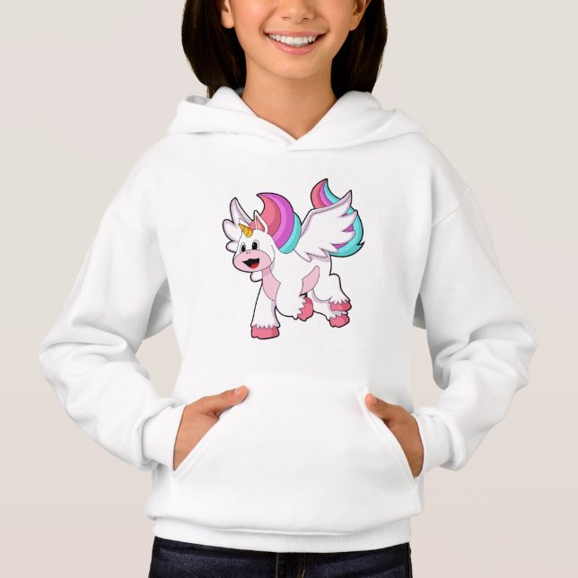 Unicorn with Wing.PNG Hoodie (Vorderseite)