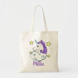 Unicorn Wolken Design Tote Bag Tragetasche