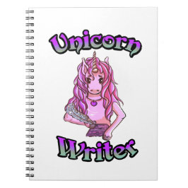Unicorn Writer Notizblock