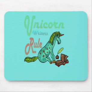 Unicorn Writer Rule Mousepad