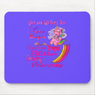 Unicorn Writer sind Super Duper Mousepad