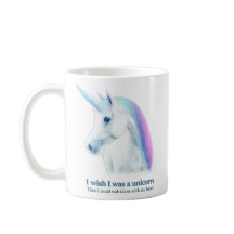 Unicorn-Wunsch-Tasse
