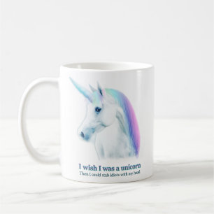 Unicorn-Wunsch-Tasse Tasse