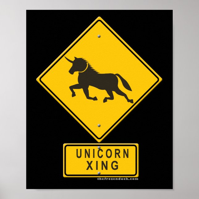 Unicorn XING Poster (Vorne)
