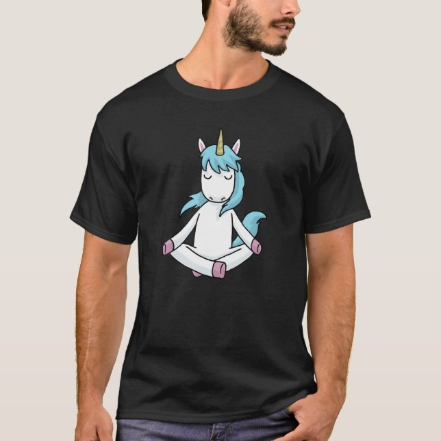 Unicorn Yoga T-Shirt (Vorderseite)