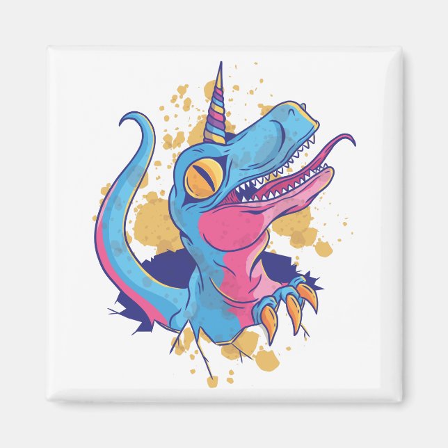 Unicornisaurus Magnet (Vorne)