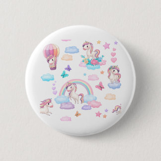 Unicorns Button