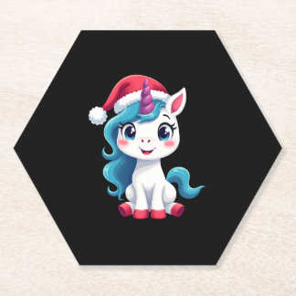 Unicorns Christmas_Santa Claus Unicorn Tank Top (1 Untersetzer