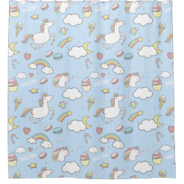 Unicorns Duschvorhang
