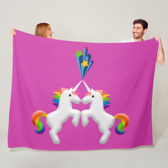 Unicorns Fleecedecke (Beispiel)