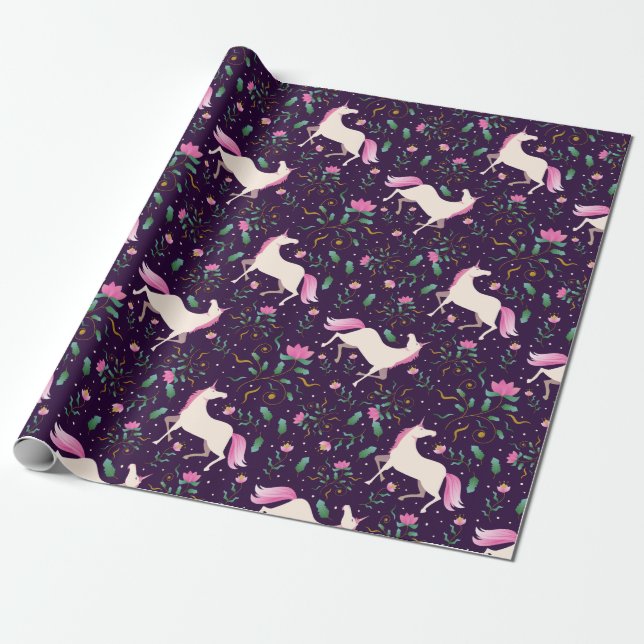 Unicorns Geschenkpapier (Ungerollt)
