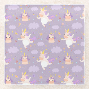 Unicorns Glasuntersetzer