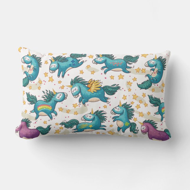 Unicorns Lendenkissen (Vorderseite)