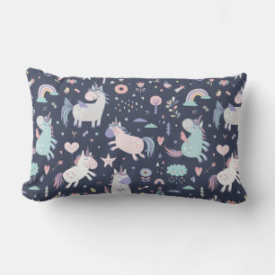 Unicorns Lumbar Pillow Lendenkissen
