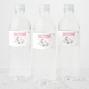 Unicorns-Party Wasserflaschenetikett