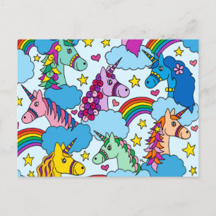 Unicorns Postkarte