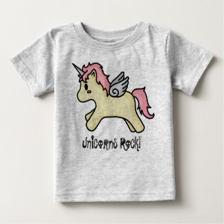 Unicorns Rock [Pink] Säugling Strampler