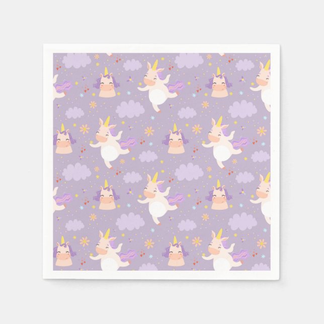 Unicorns Serviette (Vorderseite)