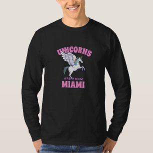 Unicorns sind von Miami Florida Friends Fl Buddy H T-Shirt