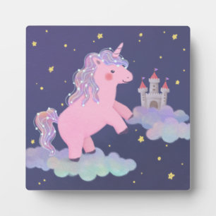 Unicorns Traumfantasy-Illustration Fotoplatte