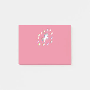 Unicorns Unicorn und mehr mehrfarbige Unicorn Post-it Klebezettel