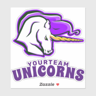 Unicoro Logo Custom Fantasy Football Sticker