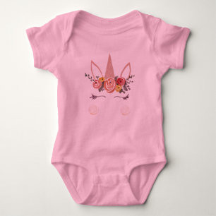 Unicoron Blume Crown Print Toddler T - Shirt