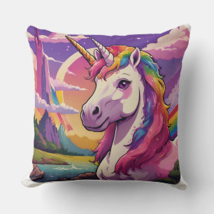 Unicoron Colors Throw Kissen