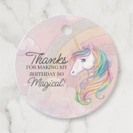 Unicoron Geburtstagsparty Gunst Tag Geschenkanhänger
