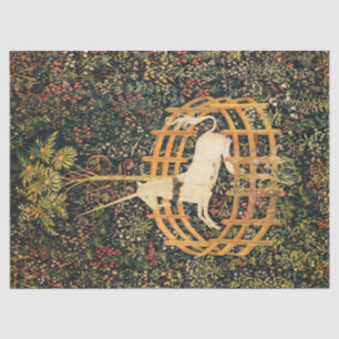 UNICORS UND GOTHIC FANTASY BLUME, FLORALMOTIFEN SEIDENPAPIER