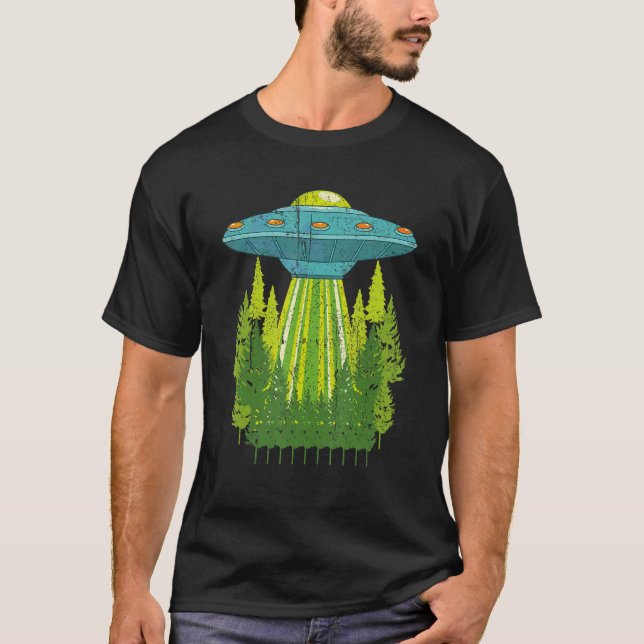 Unidentifizierte Flying Object Alien Sci Fi Natre  T-Shirt (Vorderseite)