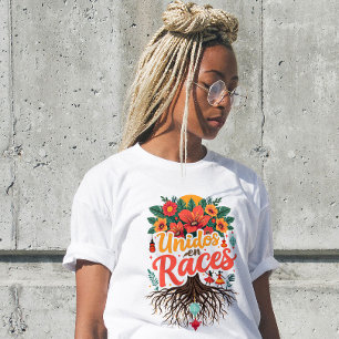 Unidos en Races latina Hispanic Heritage Monat T-Shirt