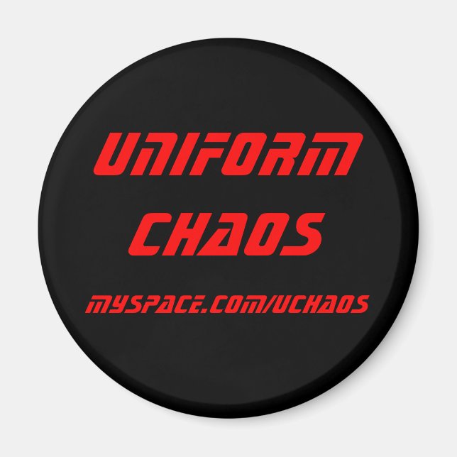 Uniform Chaos Magnet - Rot (Vorne)