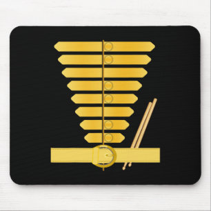 Uniform der amerikanischen Trommel-HauptKostümmarc Mousepad
