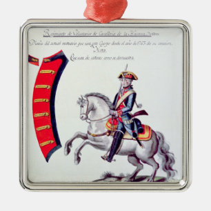 Uniform der Freiwilligen Silbernes Ornament