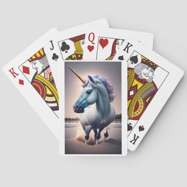 Uniform Illusion Puls - Einhorn Spielkarten (Rückseite)