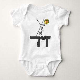 Uniform-Karate-Meister Halloween-Kostüm Baby Strampler