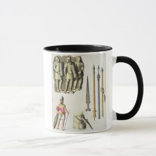 Uniform und Waffen der römischen Legionaries, von Tasse