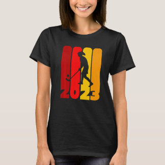 Unihockey Player Season 2023 Woman and Girl Play F T-Shirt