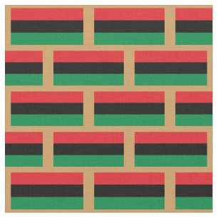 Uniia Flag Fabric & Pan African flag mode /gold Stoff